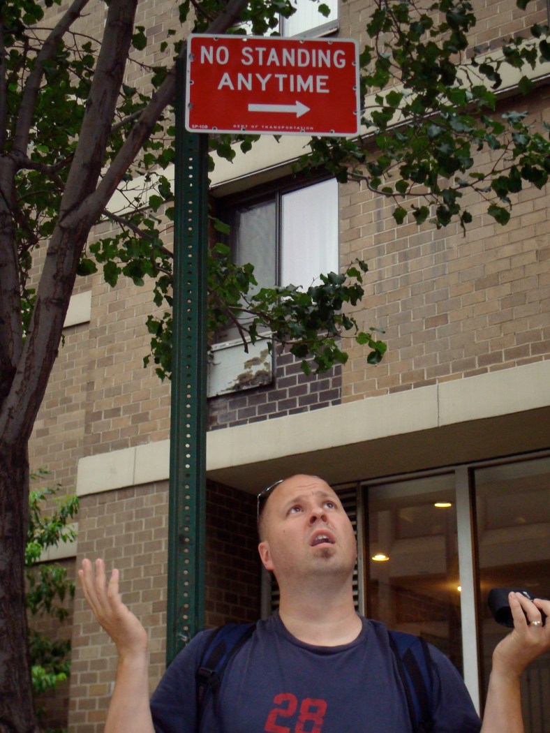 Guess I was breaking the law?