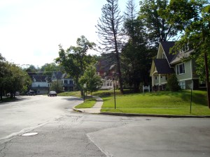 One of the streets in Cooperstown