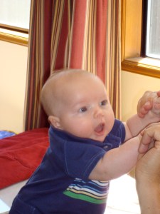 Will in his "praise position!"