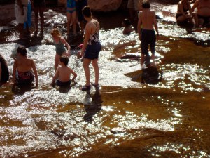 Slide Rock... literally, sit down and slide