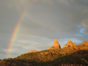 Sedona and the rainbow