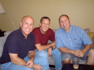 Roger Palmer and Barry St. Clair hangin' at my house.