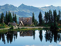 The Mt. Baker Chalet in the summer