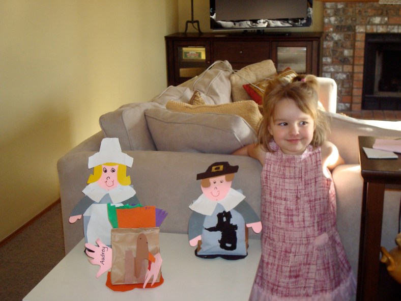 Audrey and her pilgrims