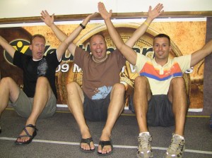 Kirk, Brian and Aaron with the Youthmark 