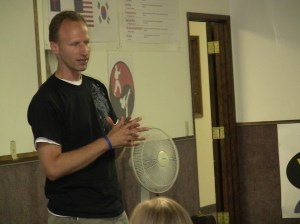 Kirk, sharing a bit of his story (NorCal launch)