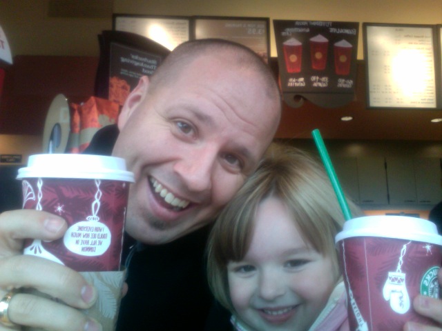 "We had so much fun on our daddy-daughter date" Audrey